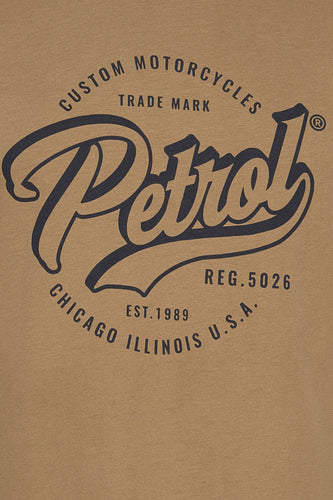 T-shirt met korte mouwen - beige - Petrol Industries®