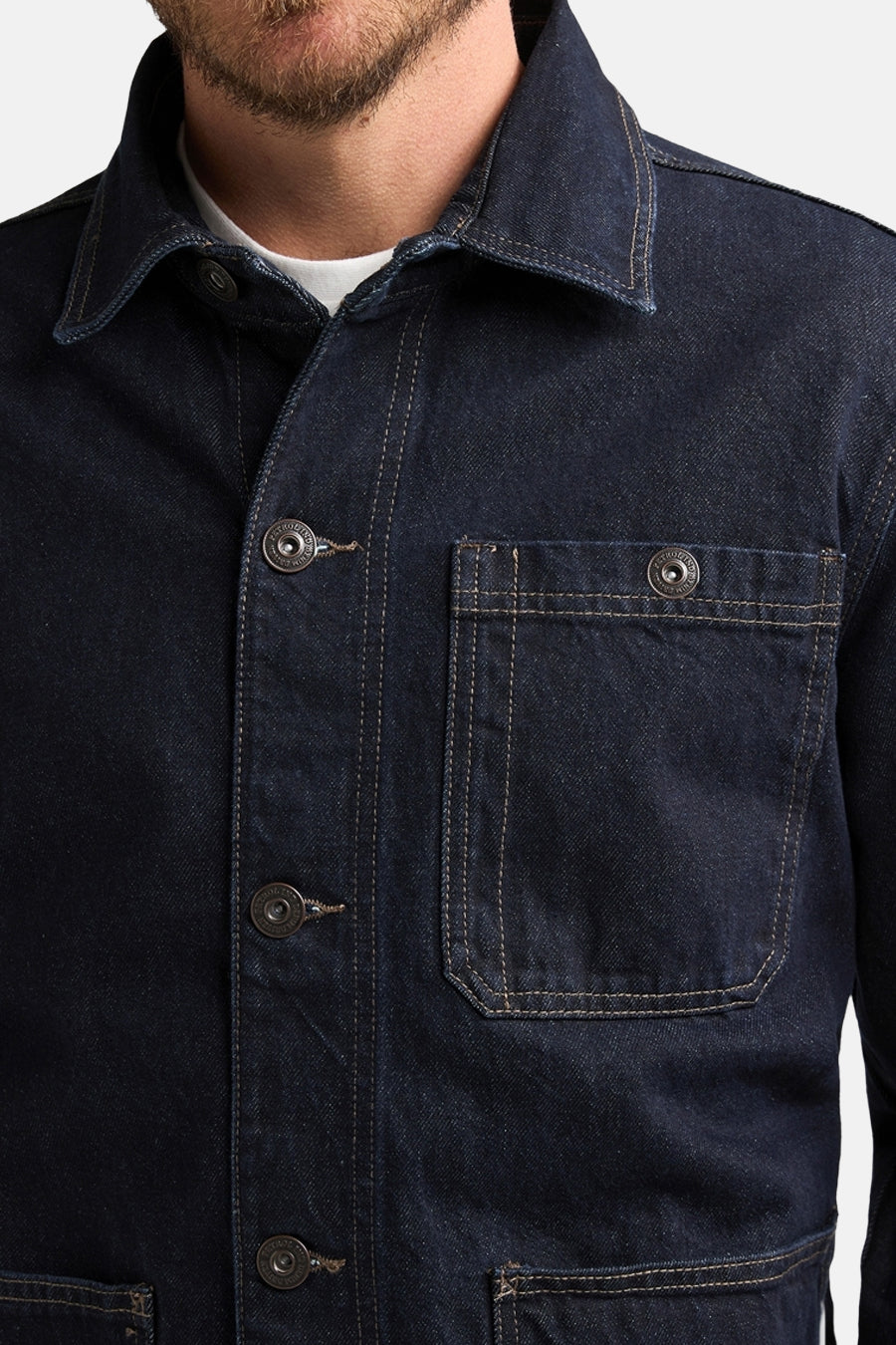 Hemd met lange mouwen - dark blue denim