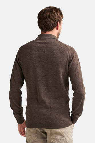 Pull col O - brun