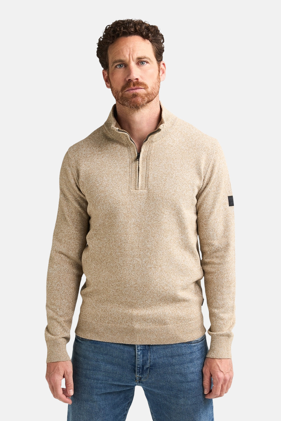 Pull col roulé beige - Petrol Industries®