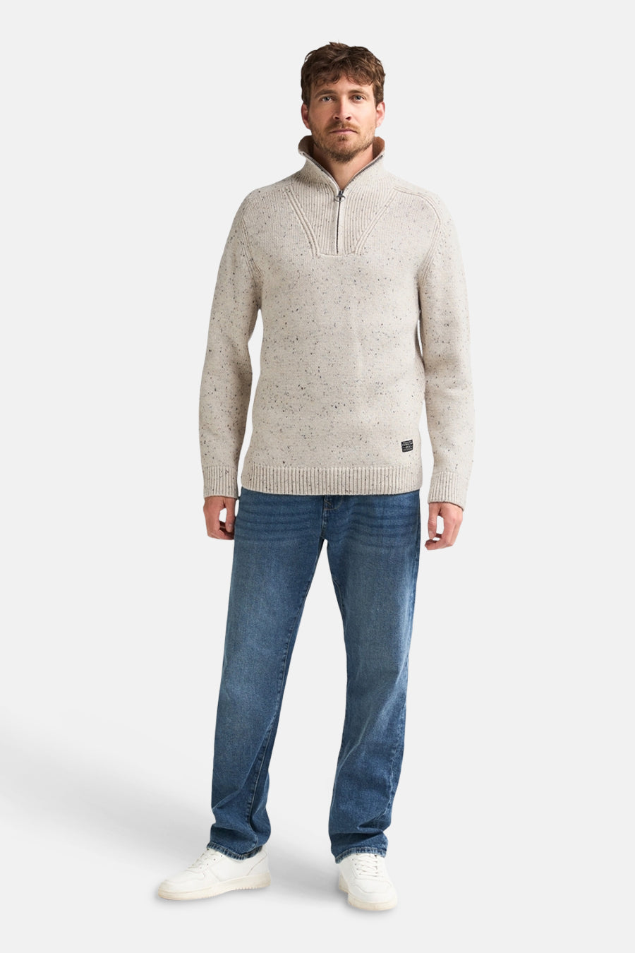 Pull col O gris - Petrol Industries®