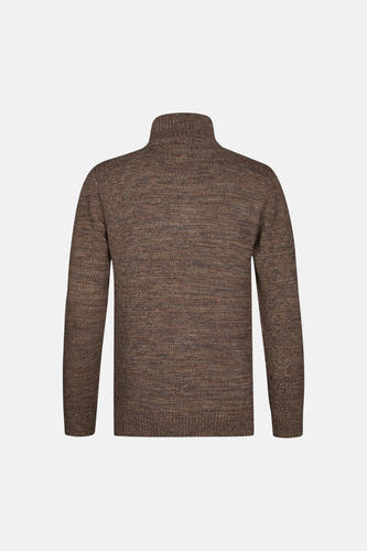 Pull col roulé brun - Petrol Industries®