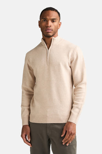 Pull col V beige - Petrol Industries®
