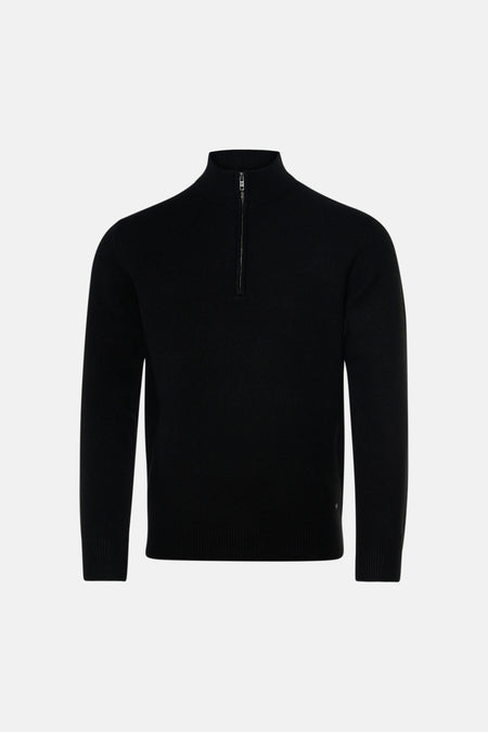 Pull O-hals - zwart