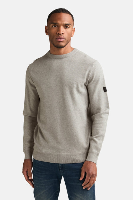Pull O-hals - Ice Grey