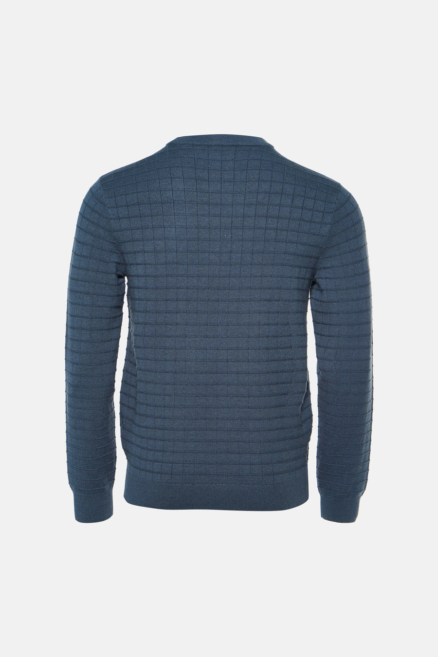 Pull col O - bleu