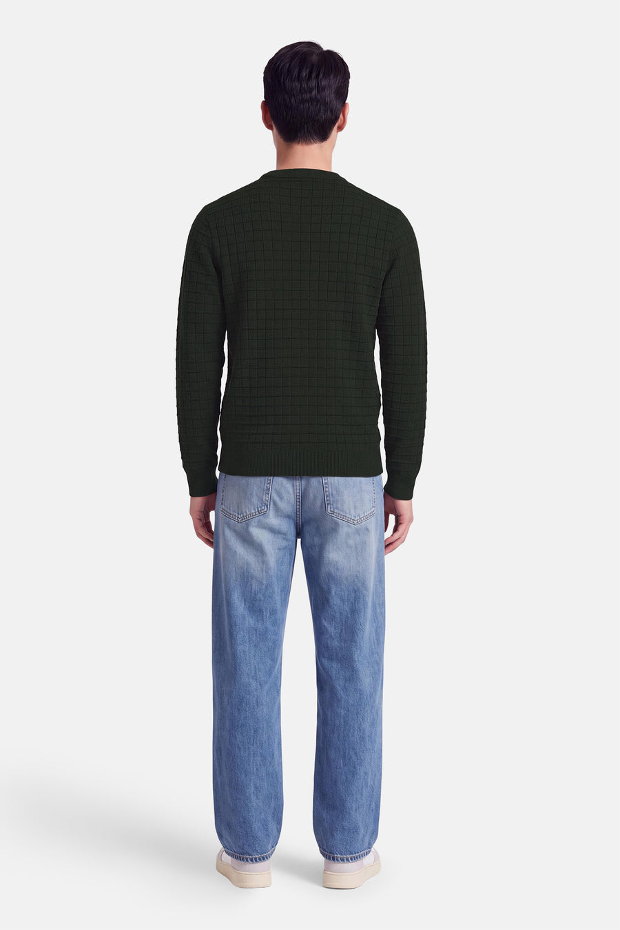 Pull col O - Vert