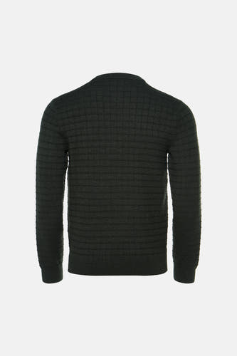 Pull col O - Vert