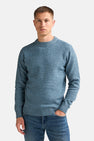Pull col O - bleu