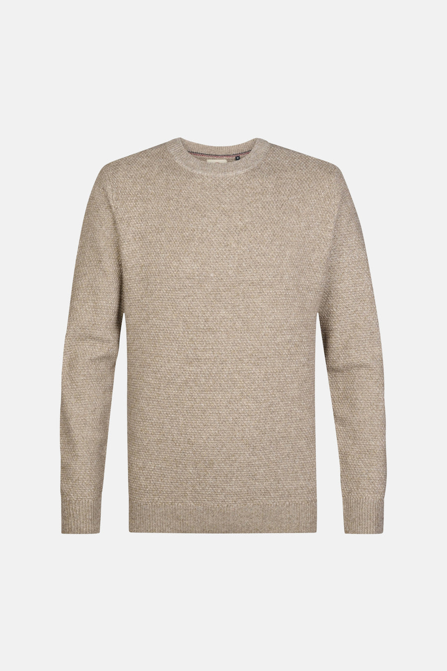 Pull col O - beige