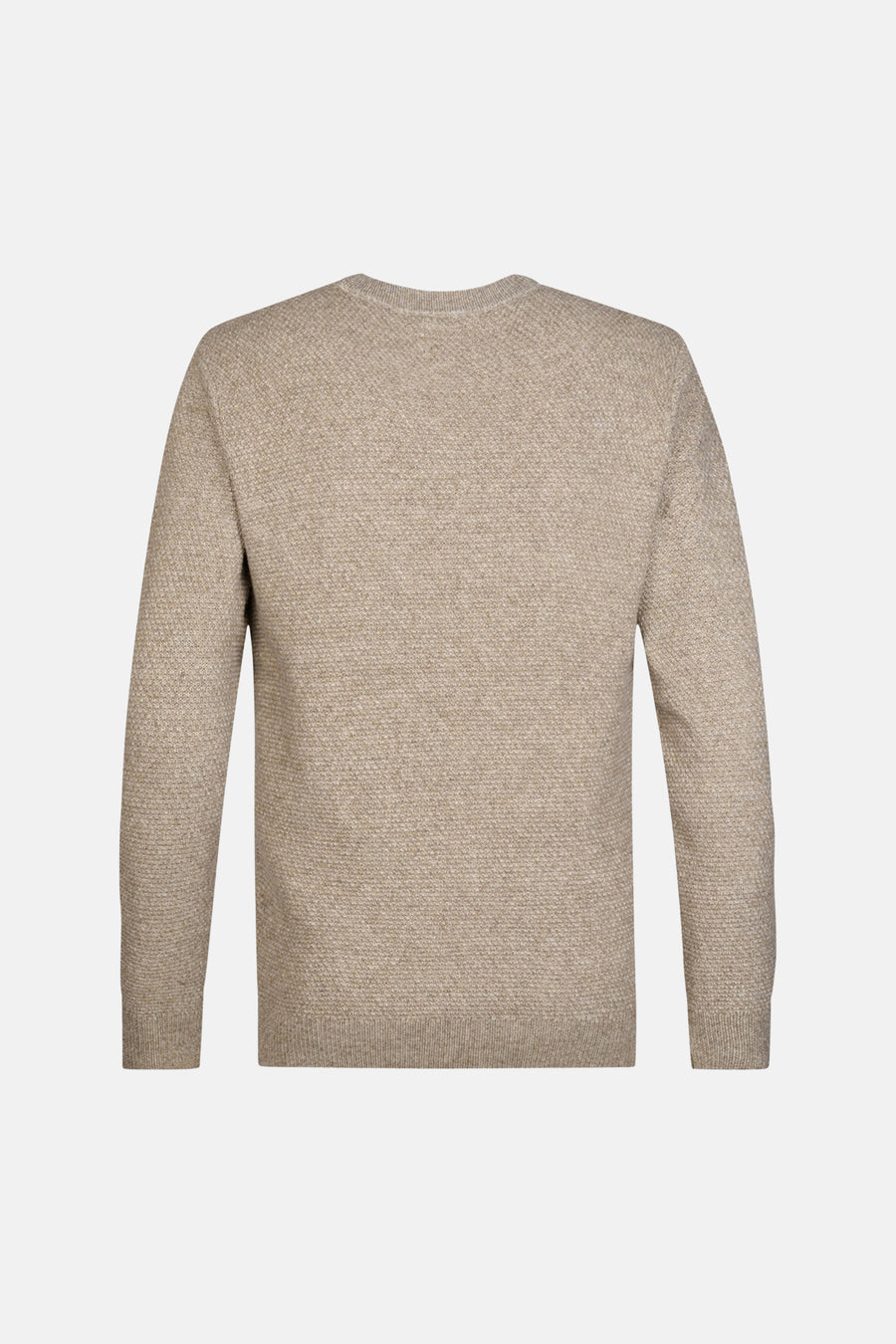 Pull col O - beige