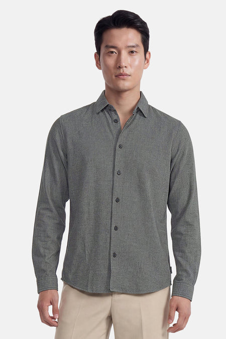 Hemd met lange mouwen - Deep Green
