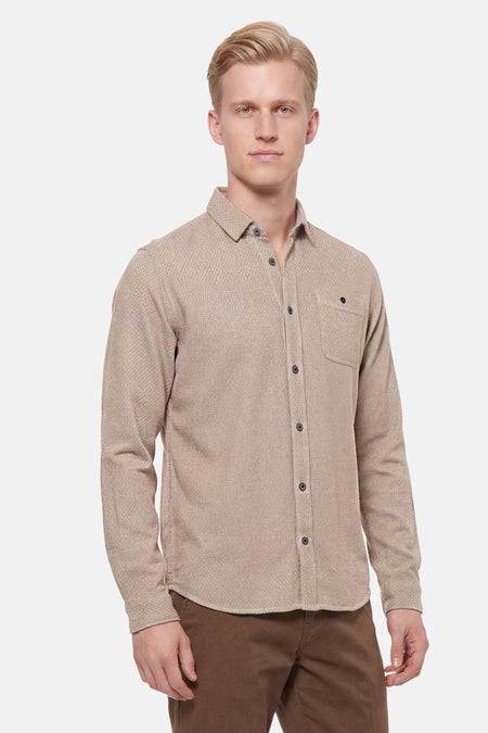 Hemd met lange mouwen - Oak