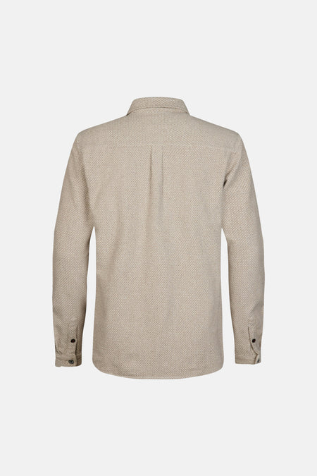 Chemise à manches longues - beige