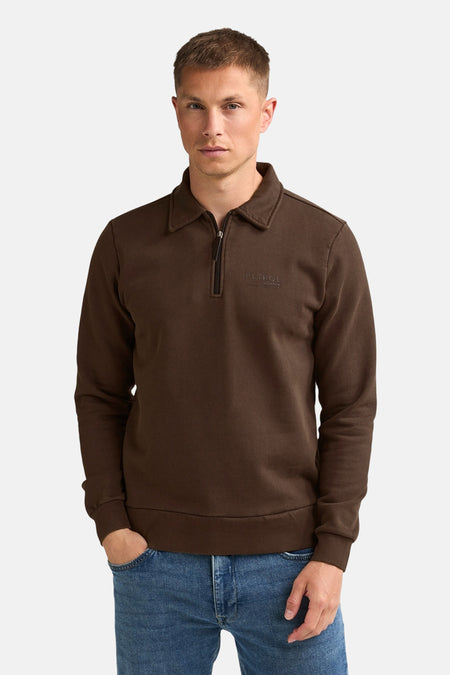 Sweat col O brun - Petrol Industries®