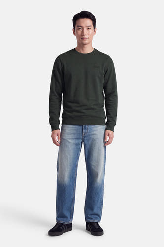 Sweat col O - vert