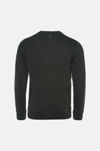 Sweat col O - vert