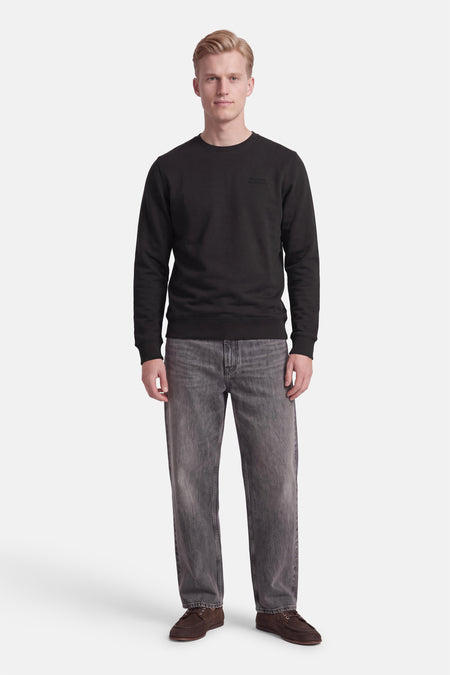 Sweat col O - gris