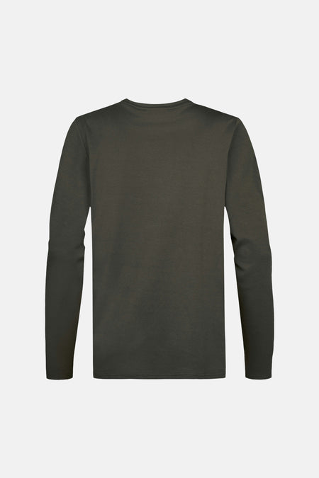 T-shirt (lange mouwen) groen - Petrol Industries®