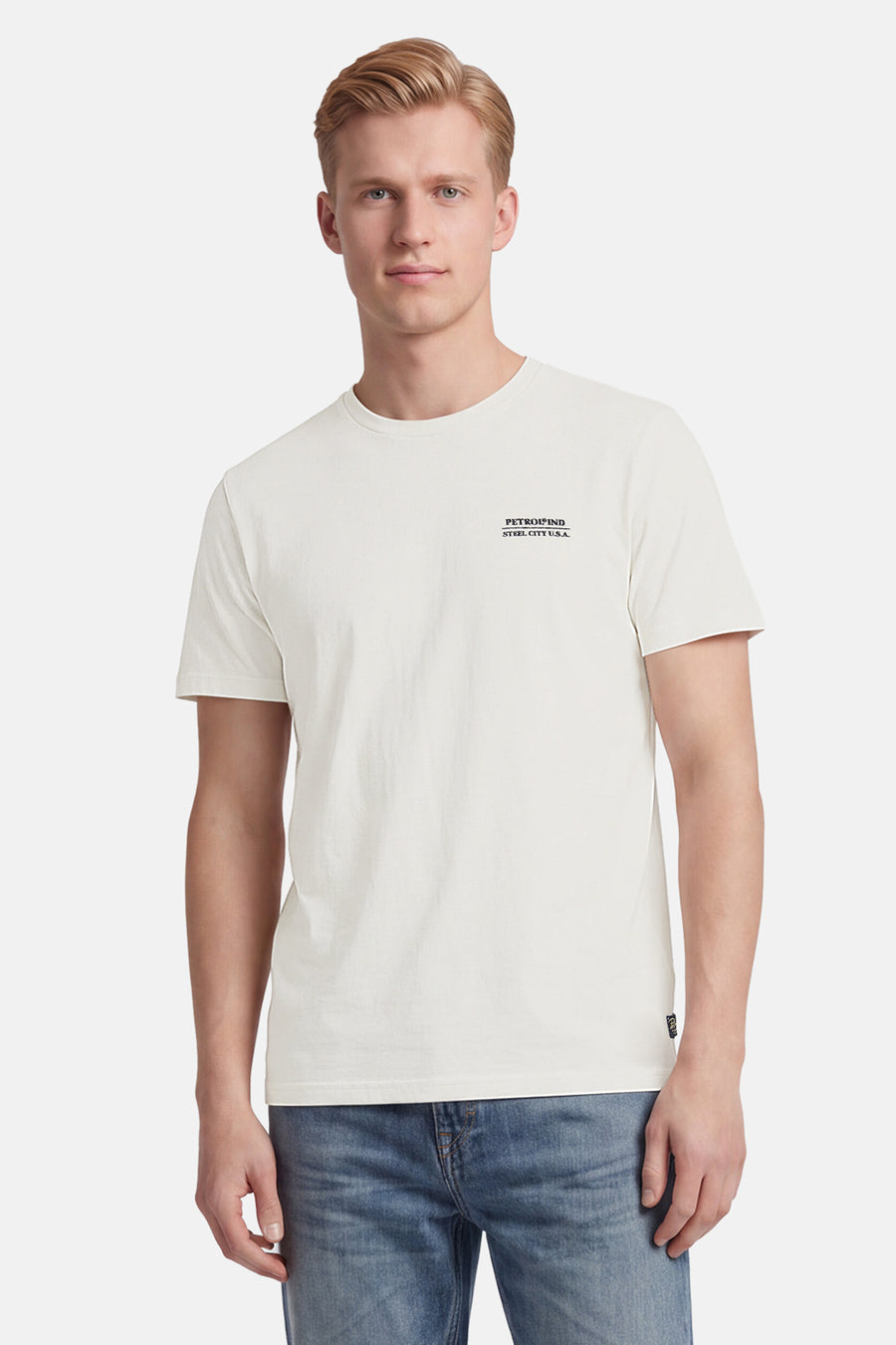 T-shirt met korte mouwen - ecru