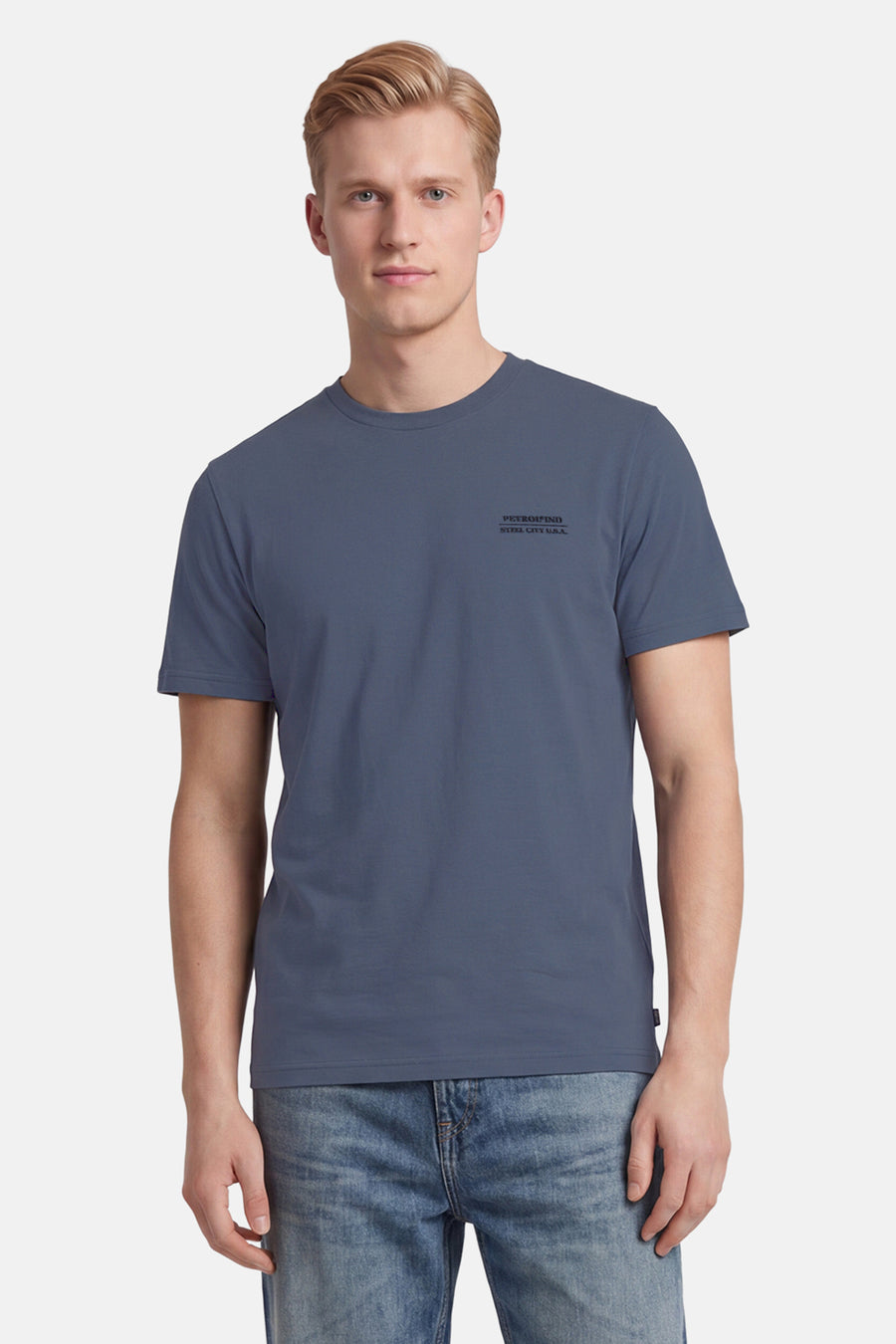 T-shirt met korte mouwen - blauw