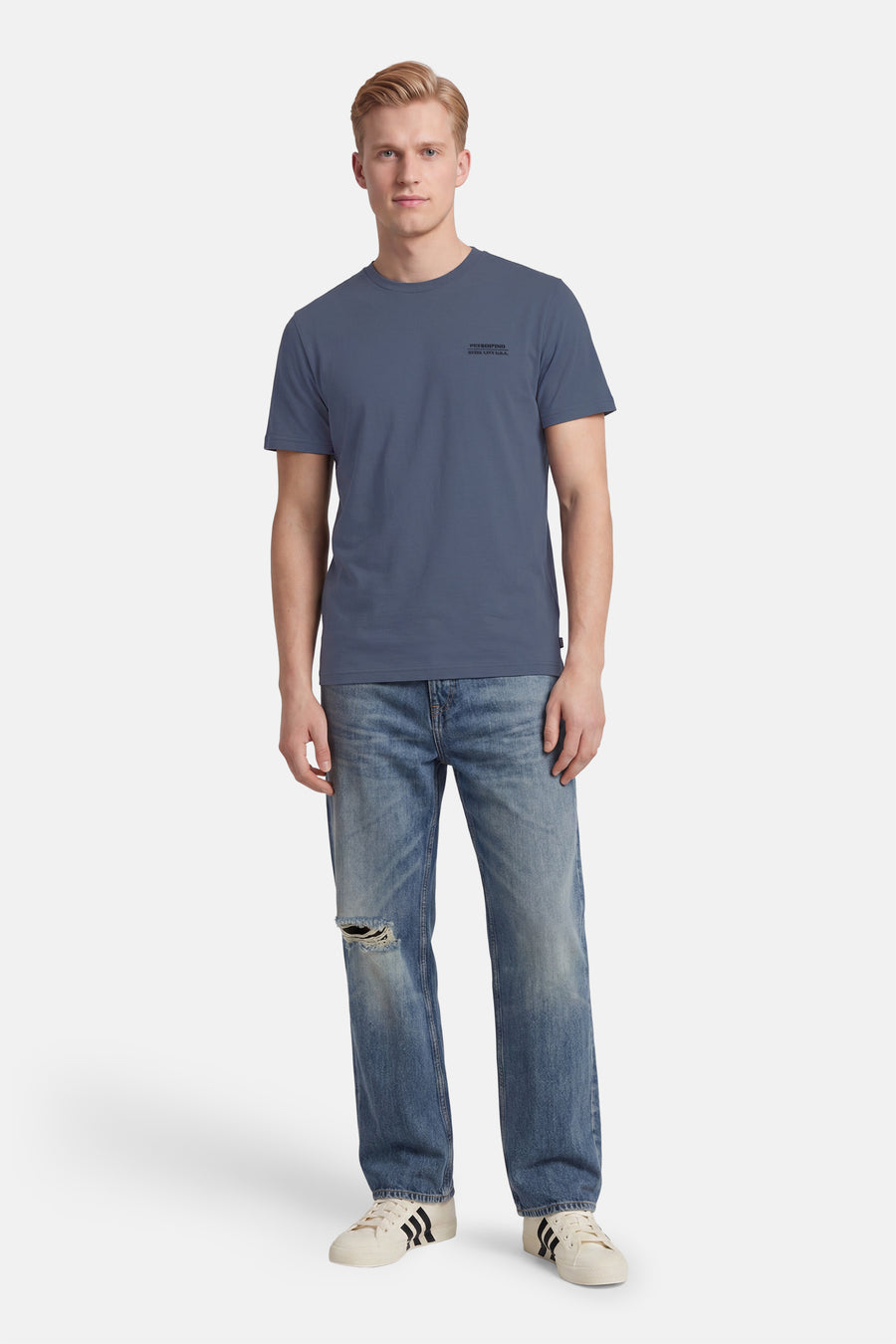 T-shirt met korte mouwen - blauw