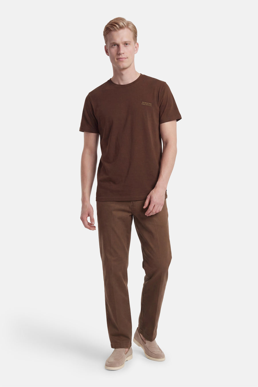 T-shirt (korte mouwen) bruin - Petrol Industries®