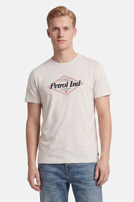 T-shirt (korte mouwen) ecru - Petrol Industries®