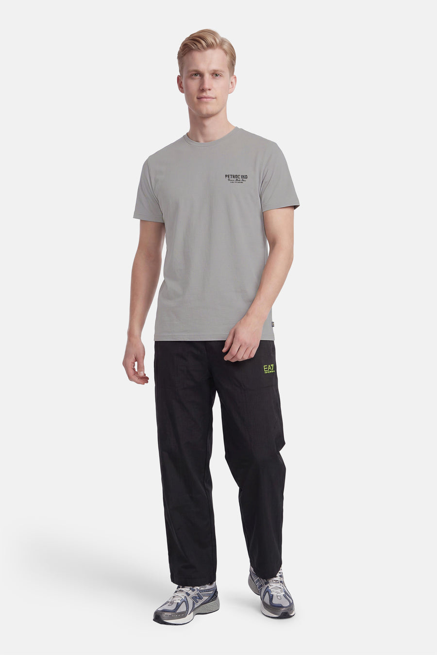 T-shirt met korte mouwen - grijs