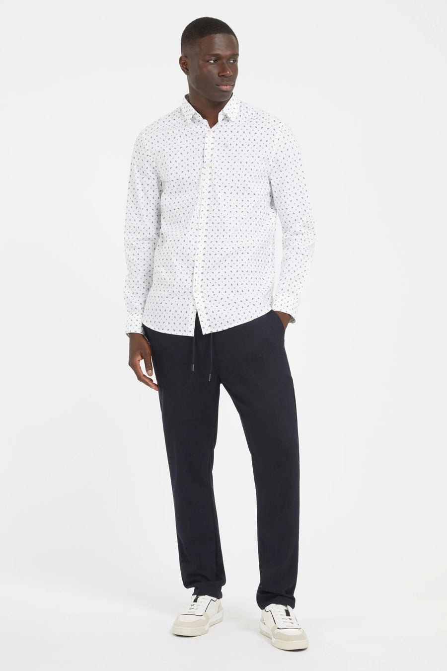 Hemd met lange mouwen - wit
