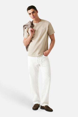 T-shirt à manches courtes - beige