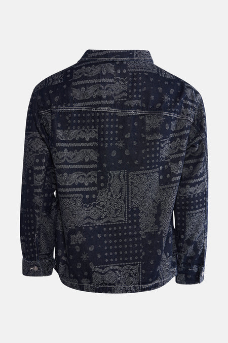 Jeansjas - dark blue denim