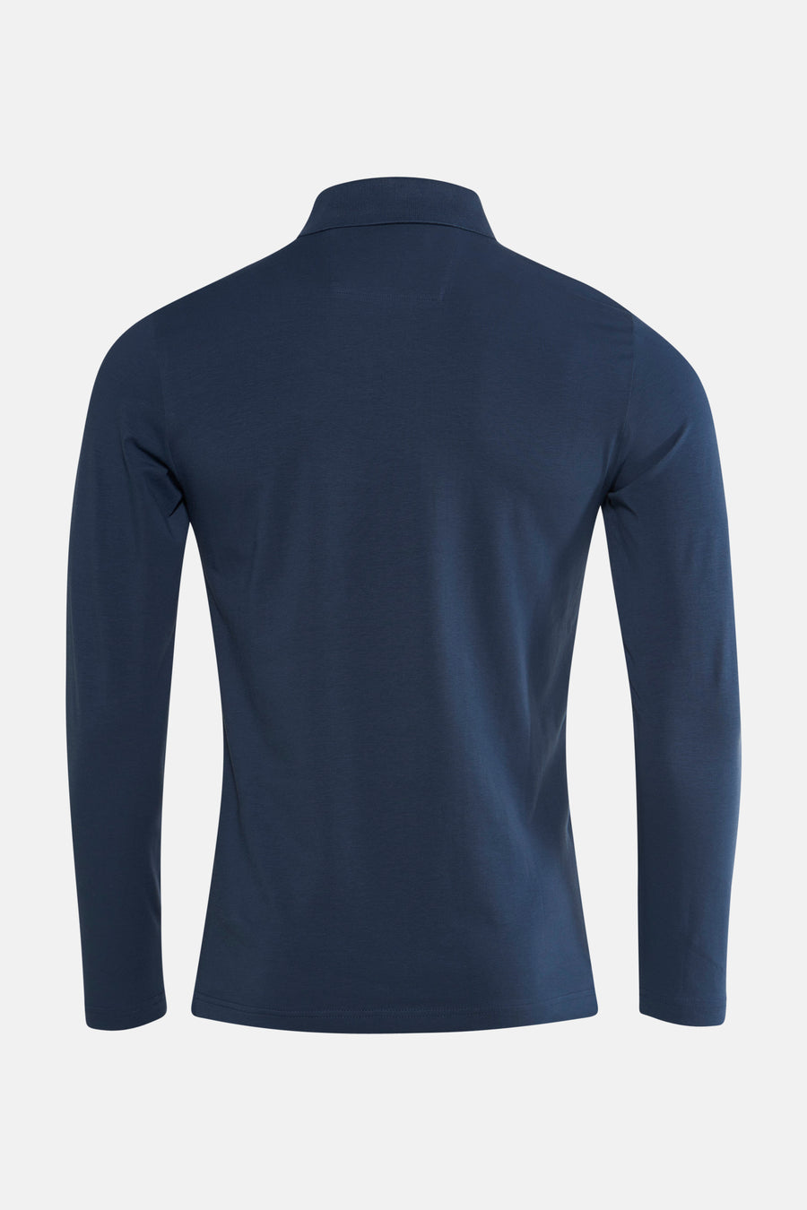 Polo met lange mouwen - blauw