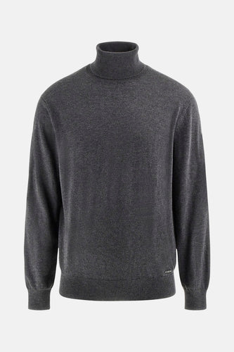 Pull met rolkraag - grijs