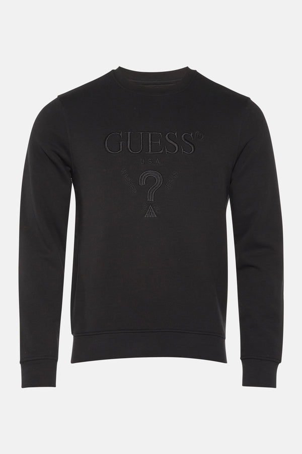 Sweater met ronde hals Zwart - Guess®
