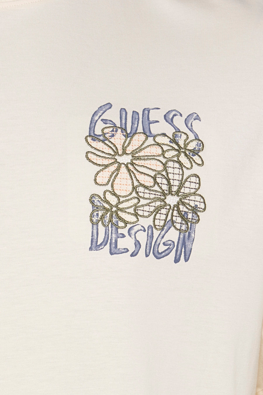 T-shirt met korte mouwen - Ecru - Guess®