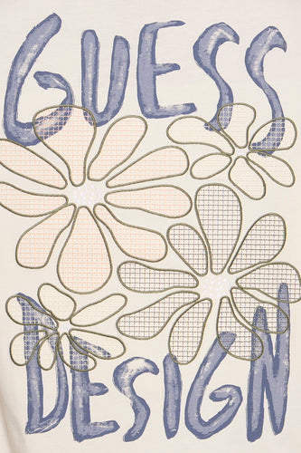 T-shirt met korte mouwen - Ecru - Guess®