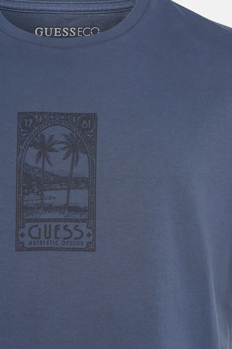 T-shirt à manches courtes - bleu - Guess® - 4