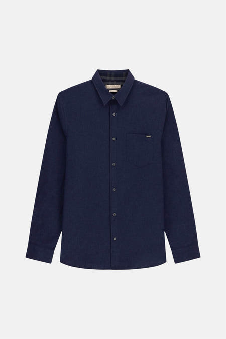 Chemise à manches longues - bleu
