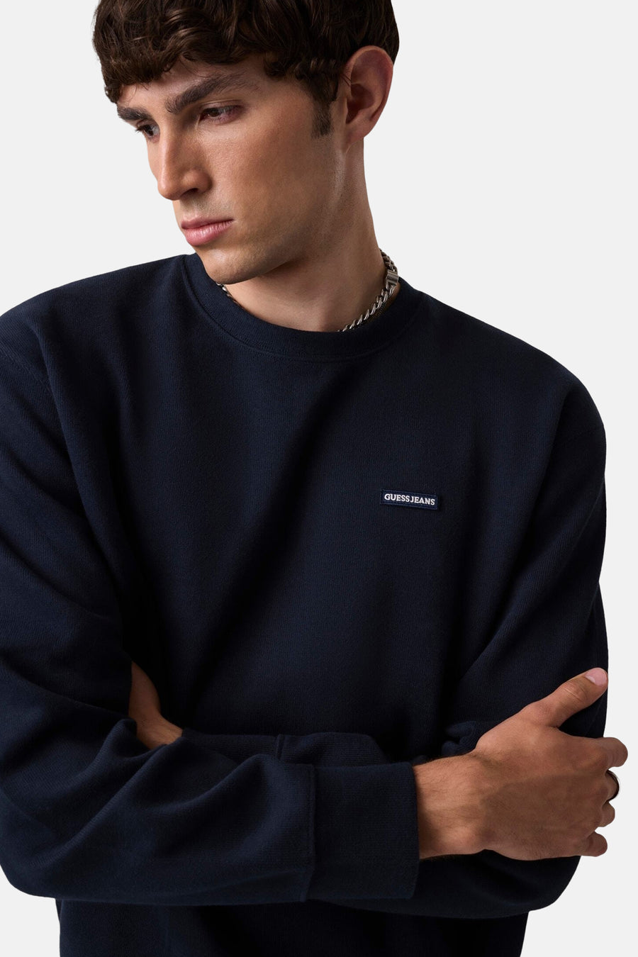 Sweater met ronde hals blauw - Guess®