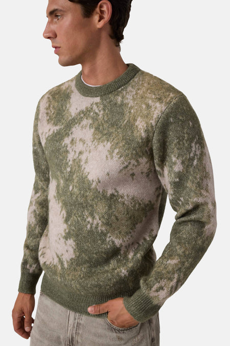 Trui met ronde hals groen - Guess®