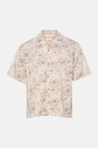 Hemd met korte mouwen - beige