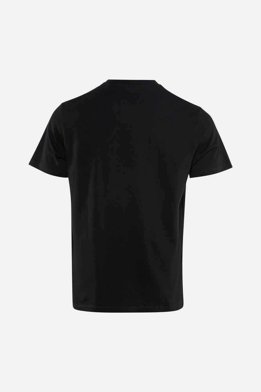 T-shirt noir Guess, design uni à manches courtes et col rond.