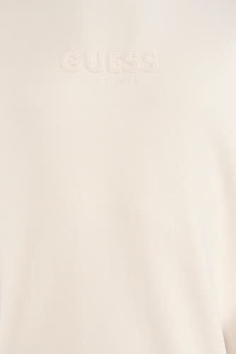 Gilet beige de Guess avec détail de logo en relief.