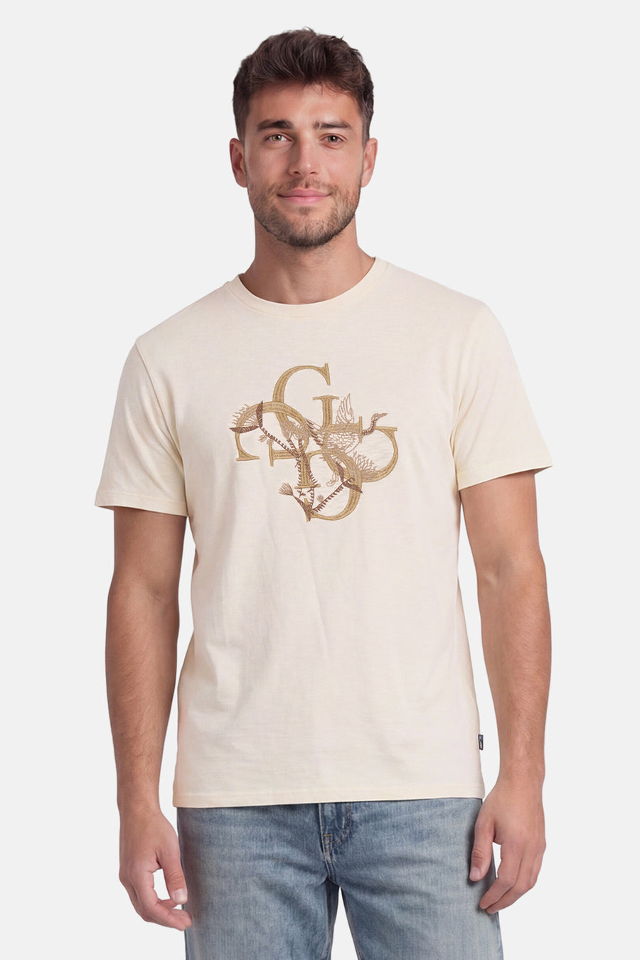 T-shirt met korte mouwen - ecru