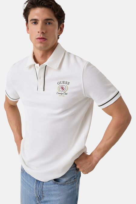 Polo met korte mouwen - wit
