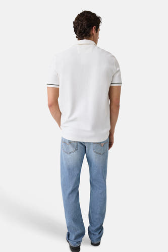 Polo met korte mouwen - wit