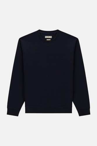 Sweater O-hals - blauw