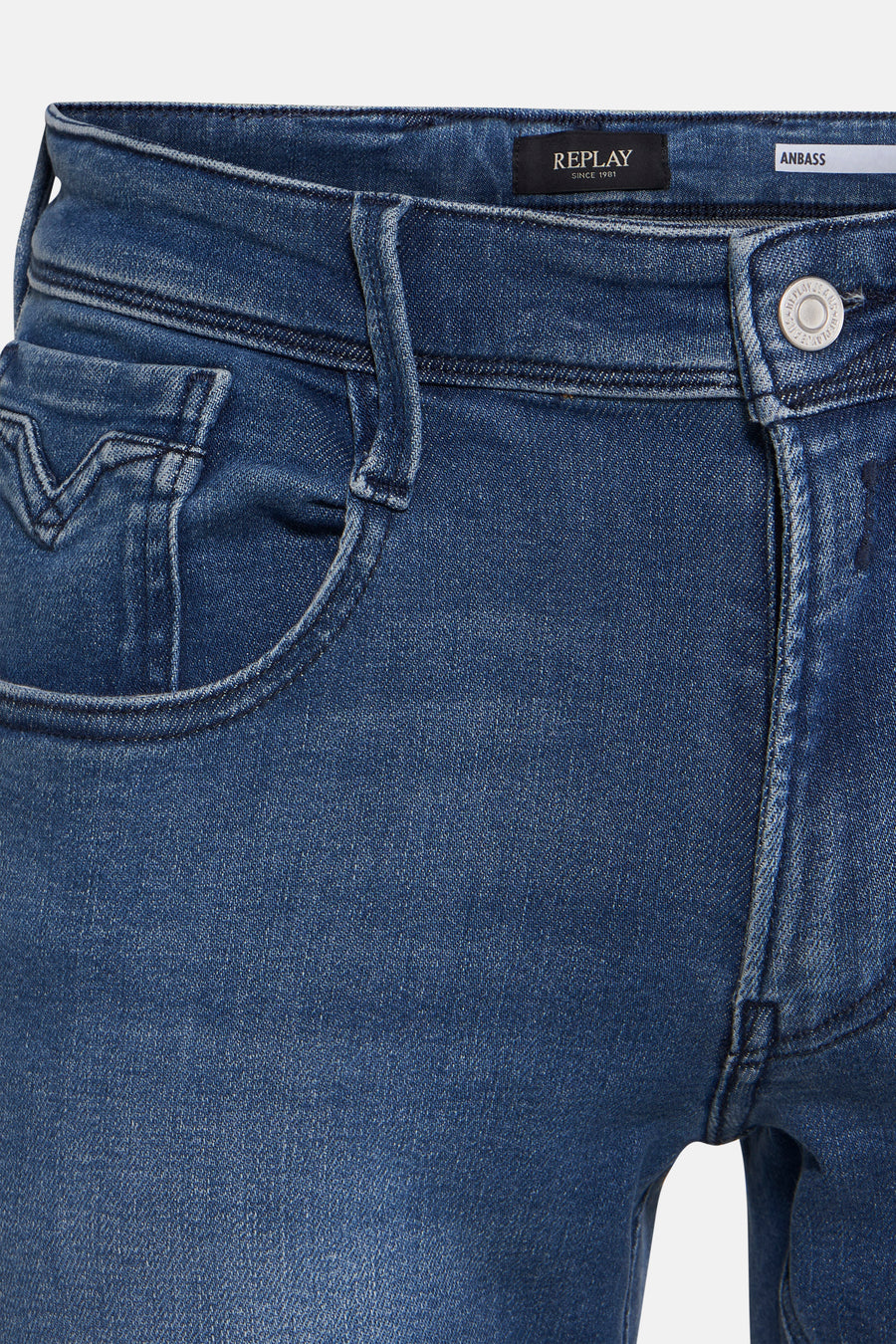 ANBASS - mid blue denim - REPLAY