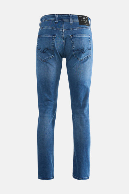 Jeans straight mid blue denim - REPLAY